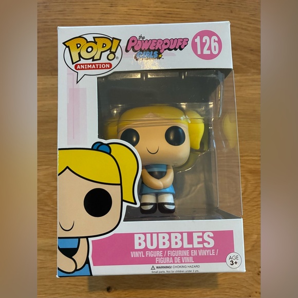 Funko POP Powerpuff Girls 126 Bubbles Figure - Picture 1 of 7
